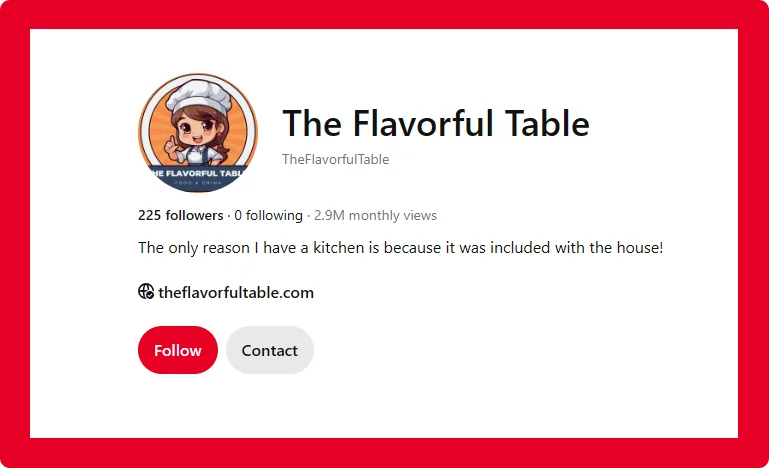 How to Optimize Your Pinterest Profile Picture Example
