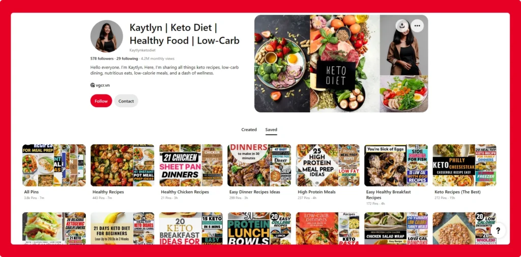 Pinterest Profile Tips For Personal Accounts