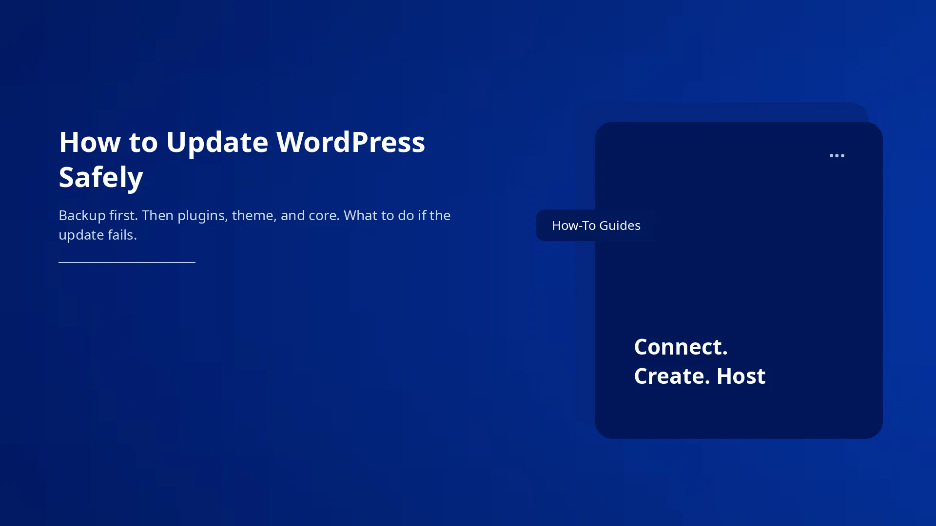 How to Update WordPress Safely