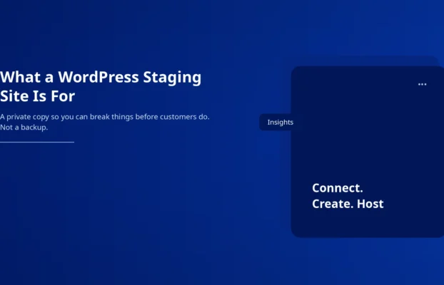 What a WordPress staging site is for