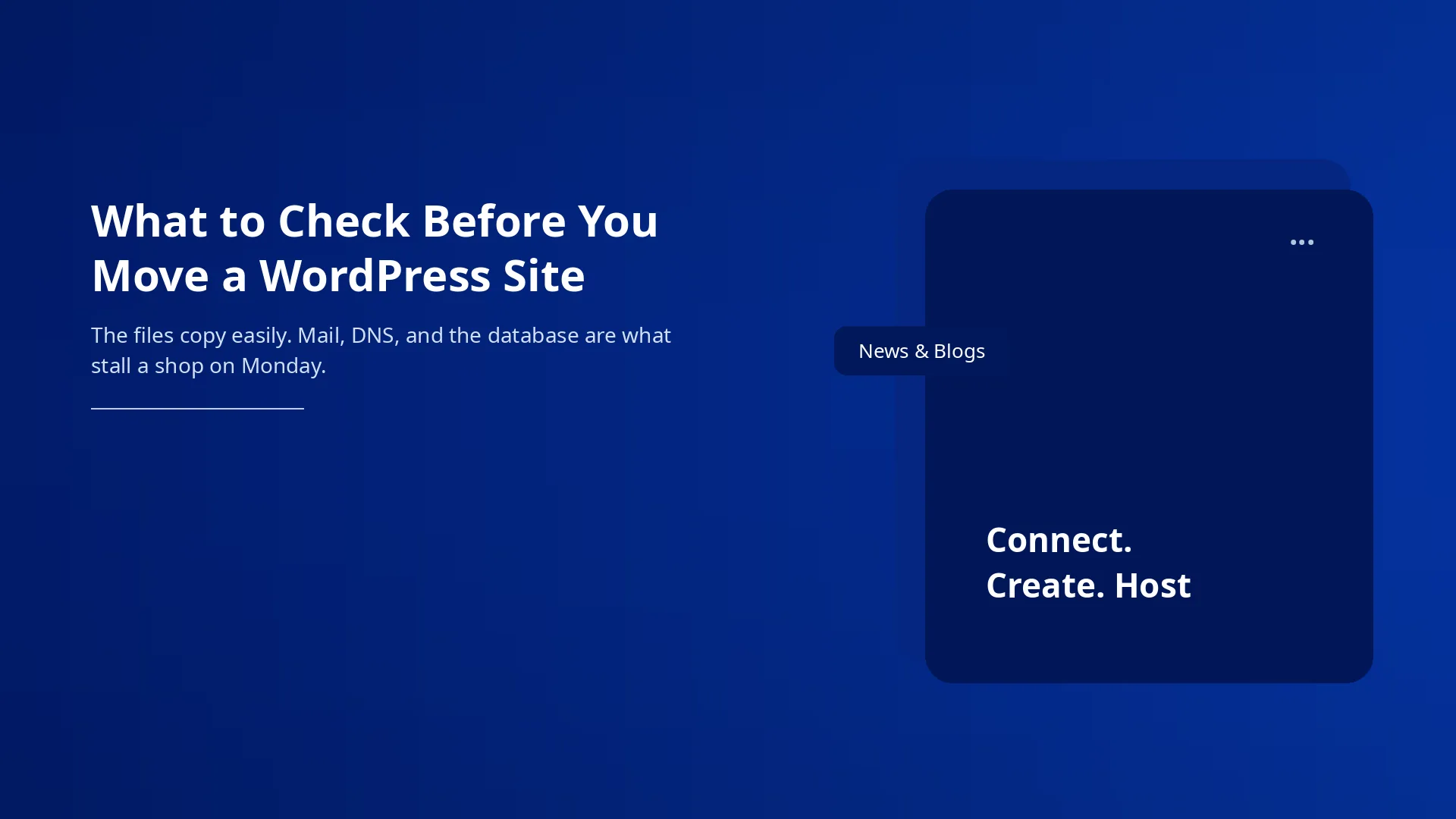 What to Check Before You Move a WordPress Site