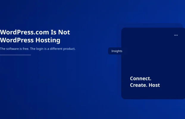 WordPress.com Is Not WordPress Hosting